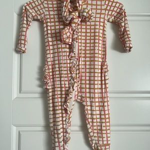 $17 ADD ON Spearmintlove footie‎ baby Bamboo Footie Caden Lane Little Sleepies